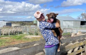 El joven agricultor Dakota tiene pasión por la agricultura y sus perros de trabajo