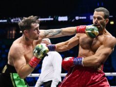 Darren hasta noquear a Luke Rockhold, grita a Carl Froch