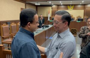 Anies visitando a Tom Lembong después de ser abolición de Prabowo