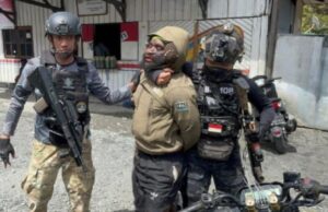 Los miembros de KKB del tirador de la policía en Puncak Jaya fueron arrestados