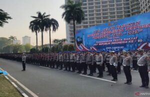 9.035 personal conjunto asegura el 80 aniversario de la República de Indonesia en Yakarta