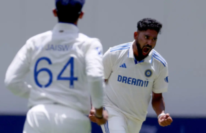 Mohammed Siraj llega a 200 wickets internacionales mientras India lucha en el día 2
