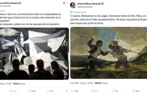 Arturo Pérez-Reverte Judgment ‘A Garrotazos’ en el debate sobre la imagen más representativa de la historia de España