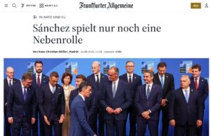 La prensa alemana también oración Sánchez: aislada e irrelevante en la escena internacional