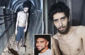 Hamas exhibe su brutalidad en el video: el rehén israelí evita a David, muerto de hambre y obligado a cavar su propia tumba