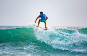 Budhial Seals Bitth en la final de los campeonatos de surf asiáticos