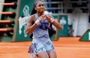 Coco Gounds se divide con el entrenador Matt Daly por delante del US Open