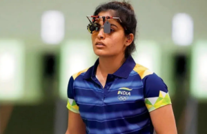 Manu Bhaker gana 10 m de bronce de pistola de aire en el campeonato asiático