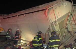 Trabajador ferroviario de Denver atrapado, gravemente herido por el tren BNSF descarrilado