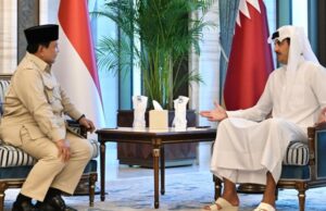 Conociendo a Emir Qatar, Prabowo le dio apoyo indonesio a Doha