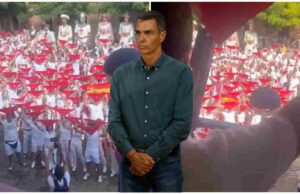 El Puebo Navarro de Fitero comienza sus partidos al ritmo del himno de España y el grito de ‘Sánchez hijo de P#t@!’