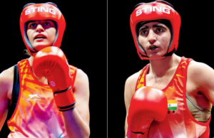 ¡Jaismine, Minakshi son chicas doradas en la historia del boxeo indio!