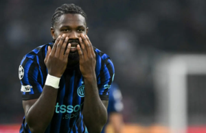 Liga de Campeones de la UEFA: Marcus Thuram en el objetivo como el crucero por Inter de Milan en Ajax
