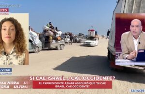 Nacho Abad explota contra la portavoz para agregar insinuando que el periodista justifica el genocidio en Gaza
