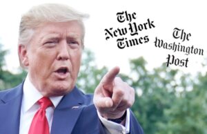 Trump se queja contra ‘The New York Times’ y exige el periódico 15,000 millones por difusión
