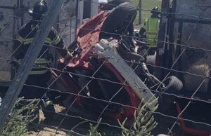 El conductor de BMW pierde el control, aterriza al revés en el condado de Arapahoe