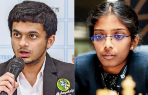 Ajedrez: Gran Maestro Nihal Sarin aturdidos Maghsoodloo; Vaishali en plomo