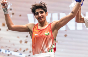 Minakshi Hooda guión historia con oro en el campeonato mundial de boxeo