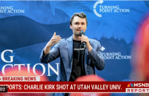 MSNBC se disculpa después de que los conservadores se enfurecen cuando un invitado sugirió que Charlie Kirk disparó por ‘partidario’ y otros comentarios en el aire