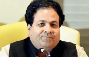 El vicepresidente de BCCI, Rajeev Shukla, se abre en el patrocinador de Team India de Nueva Jersey
