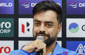 El capitán de Afganistán, Rashid Khan, expresa la felicidad por ganar contra Hong Kong