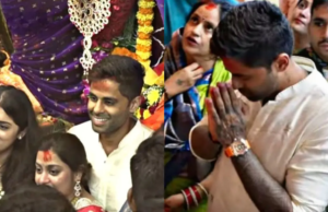 Suryakumar Yadav busca bendiciones divinas en Lalbaugca Raja antes de la Copa de Asia