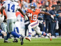 Los Broncos descartan al WR Marvin Mims Jr. contra los Raiders