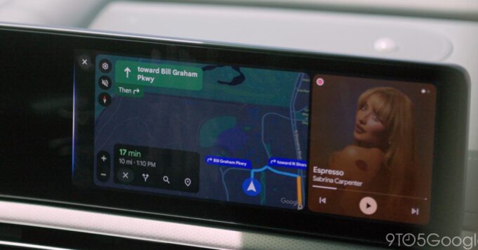 Google Maps prepara el ícono del auto y el selector de color para Android Auto