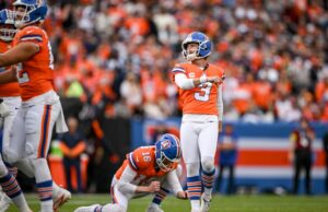 Wil Lutz de los Broncos, jugador de equipos especiales de la AFC del mes de octubre