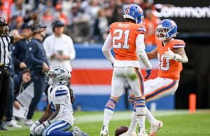 Riley Moss de los Broncos ayuda a mantener a Cee Dee Lamb y George Pickens sin anotaciones