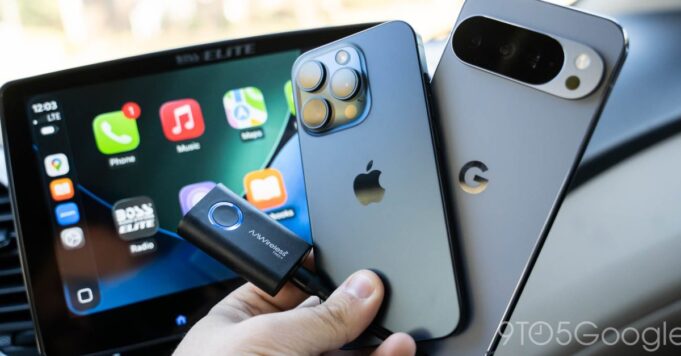 Los adaptadores AAWireless Android Auto y CarPlay obtienen la oferta Prime Day