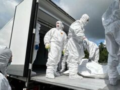 Rusia entregó hoy a Ucrania más de mil cadáveres de soldados de las Fuerzas Armadas de Ucrania y se llevó a 30 de sus muertos