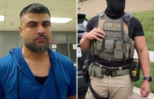 Inmigrante ilegal acusado de agarrar la pistola Taser de un oficial de ICE mientras gritaba ‘Allahu akbar’ durante el arresto