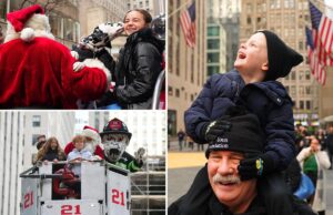 La familia de los bomberos caídos del FDNY se hace cargo de FAO Schwarz en la “juerga de compras” anual de vacaciones