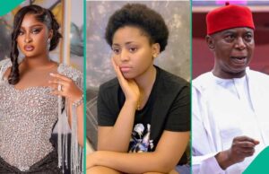 La actriz Etinosa critica a Ned Nwoko por comentarios sobre Regina Daniels en el evento de Abuja: “¿A tu edad?”