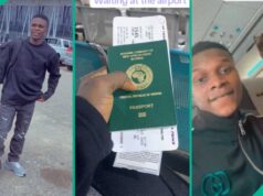 Un hombre vuela al Reino Unido a través de Air Peace para comenzar a vivir con su ‘esposa’; un conmovedor video se vuelve viral