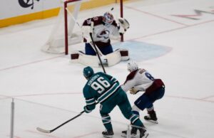 Colorado Avalanche pierde como visitante en tiempo extra 3-2 ante San Jose Sharks