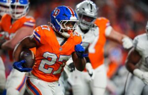 Los Broncos colocan al RB JK Dobbins en la reserva de lesionados por una lesión en el pie, dice una fuente