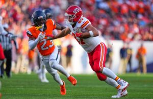 Jahdae Barron de los Broncos emerge como el tapón del ala cerrada de Vance Joseph