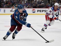 Cale Makar de Avalanche explota para anotar tres puntos contra los Rangers
