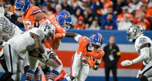 RJ Harvey de los Broncos tendrá más oportunidades contra los Chiefs