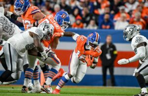 RJ Harvey de los Broncos tendrá más oportunidades contra los Chiefs