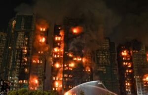 El incendio consume los rascacielos residenciales de Hong Kong; el número de muertos asciende a 13 y sigue aumentando