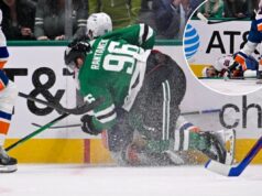 Patrick Roy de los Islanders destripa a Mikko Rantanen por un brutal golpe