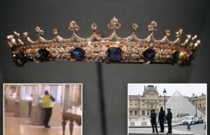 Más joyas reales brillantes expuestas mientras París sigue inquieto por el robo del Louvre