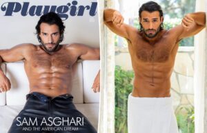 Sam Asghari se desnuda para la atrevida sesión de fotos de la portada de la revista Playgirl