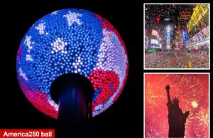 Times Square celebrará un segundo lanzamiento de pelota en julio para conmemorar el 250 cumpleaños de Estados Unidos