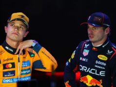 Max Verstappen se perderá el levantamiento del trofeo de F1 de Lando Norris por enfermedad
