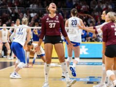 Texas A&M y Kentucky se enfrentarán en la final de voleibol femenino de la NCAA