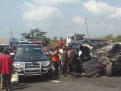 Las imágenes del accidente automovilístico de Anthony Joshua muestran el impacto devastador cuando dos personas murieron en Nigeria